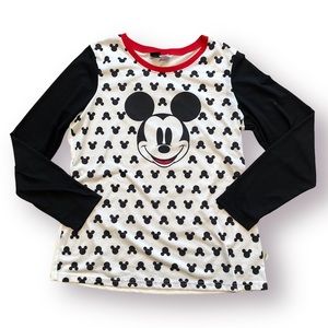 🛍️4/$20🛍️ Mickey Mouse Long Sleeve Pajama Top